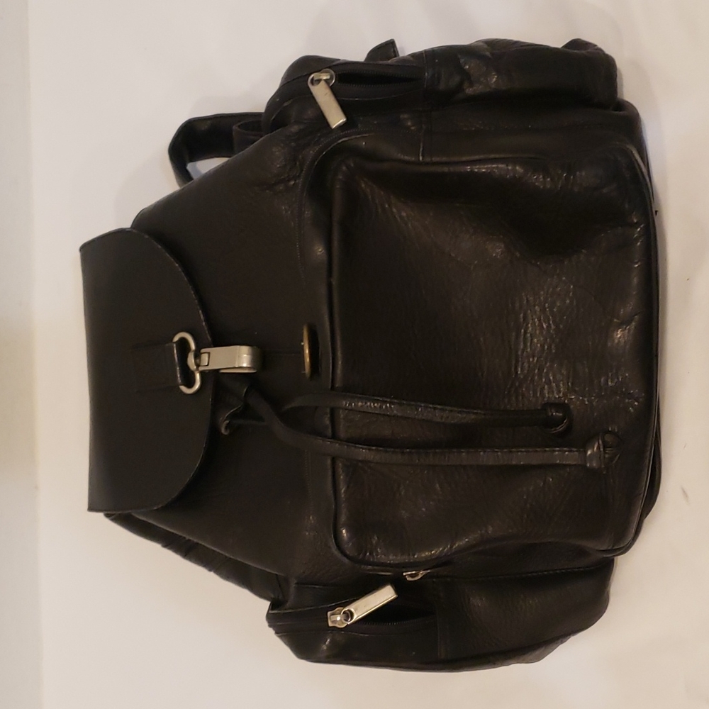 Genuine Leather Backpack Multi-Functional Elegant… - image 8